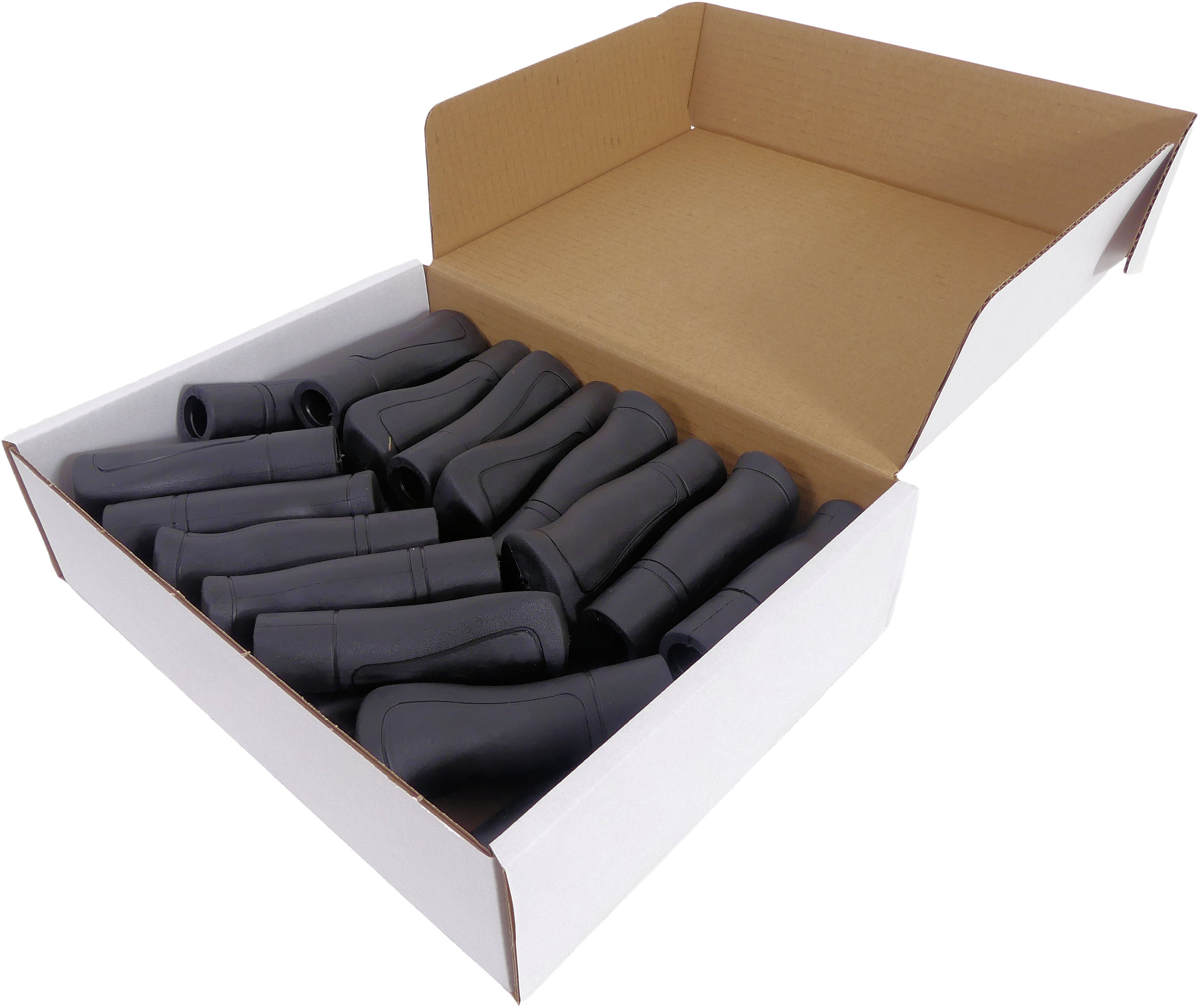 Handvat Herrmans Ergo 84B 120mm - zwart (werkplaatsverpakking à 30 stuks)
