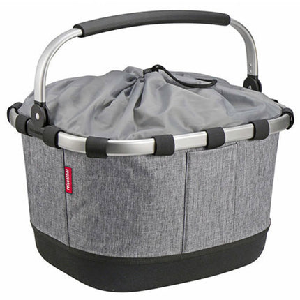 Fiets mandtas KLICKfix Carrybag GT Twist Silver Zilver