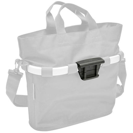 Fiets stuurtas KLICKfix Bikebasket Oval S Zwart