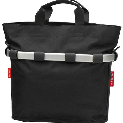Fiets stuurtas KLICKfix Bikebasket Oval S Zwart