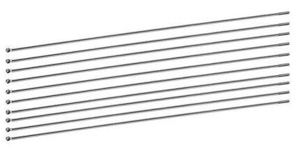 Spaakkit Sapim Leader Long Neck 13x254 Lange 10 Zilver