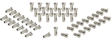Spaaknippel 14 Sapim GR1 Polyax set van 50 Zilver