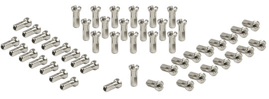 Spaaknippel 14 Sapim GR1 Polyax set van 50 Zilver