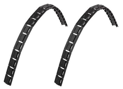 Snoergeleider Strip SKS PVC V2 set van 2 Spatbord Zwart