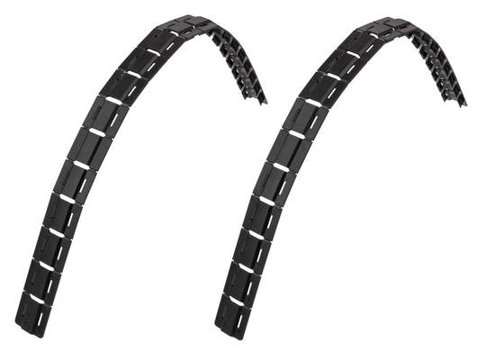 Snoergeleider Strip SKS PVC V2 set van 2 Spatbord Zwart