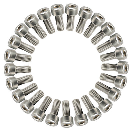 Bout M5X12 Inbus RVS DIN912 A2 set van 25 Zilver