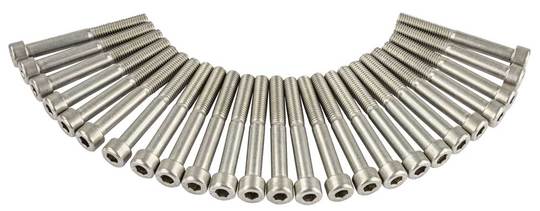 Bout M8X65 Inbus RVS ICO4762 A2-70 set van 25 Zilver
