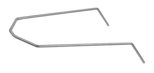 Spatbordstang 20 V Spatbord Apollo 65 275MM Spatbord Zilver