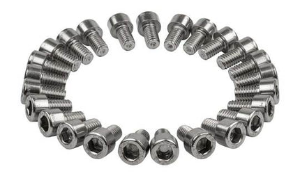 Bout M6X10 Inbus RVS DIN912 A2 set van 25 Zilver
