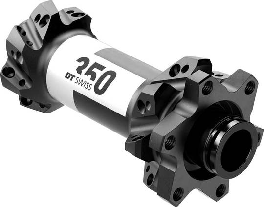 Voornaaf DT Swiss 350 Straightpull 28G 110-15 Zwart