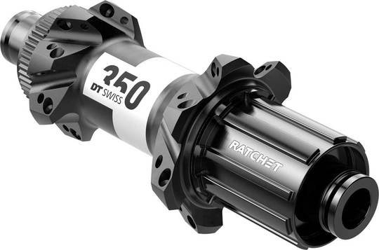 Achternaaf DT Swiss 350 Straightpull 28G 148-12 Zwart