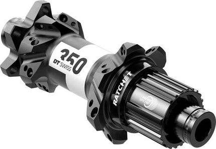 Achternaaf DT Swiss 350 Straightpull 28G 148-12 SH12 Zwart