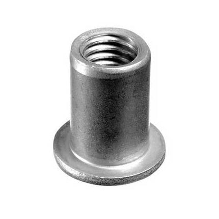 Blindklinkmoer Wisvo M6X15.5 set van 25 Zilver