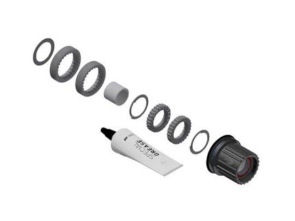 DT Swiss Ratchet Ombouwkit ATB M/BODY ST SH12 naaf Zwart