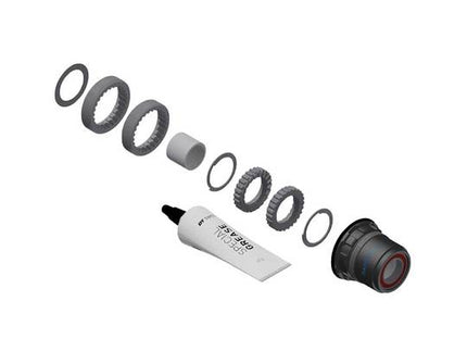 DT Swiss Ratchet Ombouwkit ATB M/BODY ST XD naaf Zwart