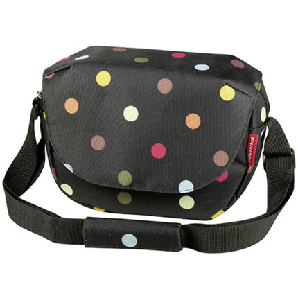 Fiets stuurtas KLICKfix FunBag Dots 4L Zwart
