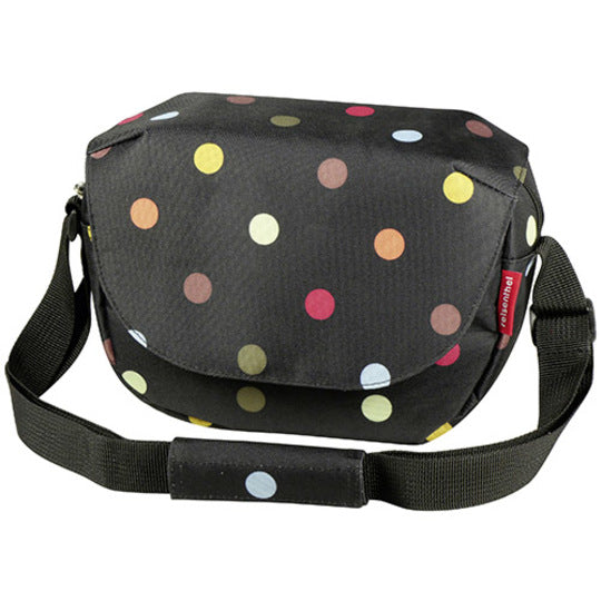 Fiets stuurtas KLICKfix FunBag Dots 4L Zwart