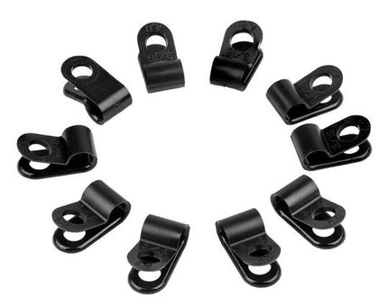 Klem Spatbord Stang 4.8MM M5 set van 10 Spatd Zwart
