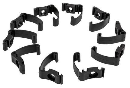 Klem YF025T set van 10 Kabed Zwart