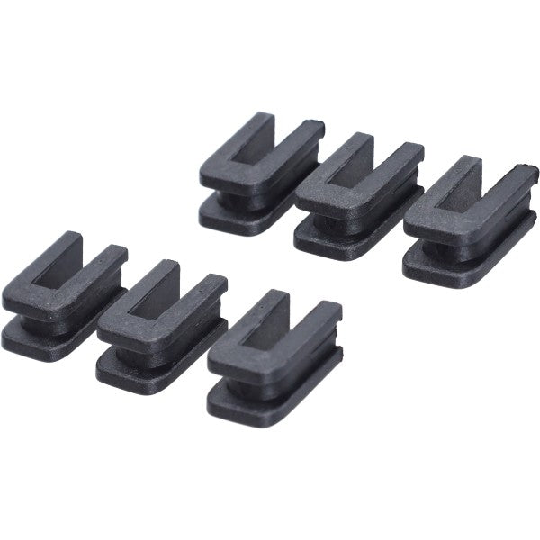 geleiderubber varioramplaat 6pcs runner 125cc, typhoon 125cc 431280