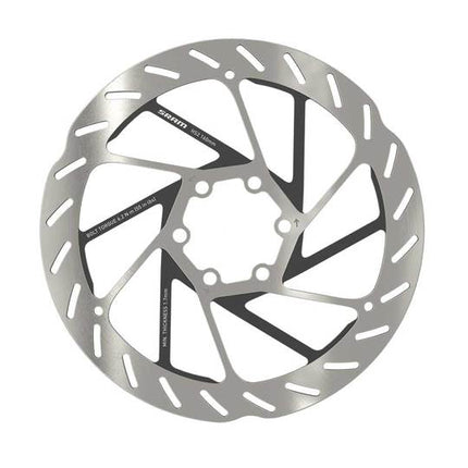 SRAM Schijf HS2 Rounded 160MM Zilver