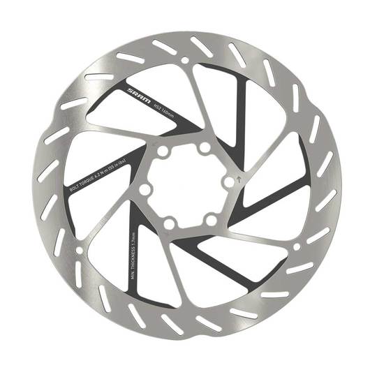 SRAM Schijf HS2 Rounded 160MM Zilver