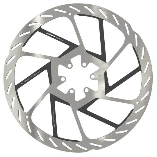 SRAM Schijf HS2 Rounded 220MM Zilver