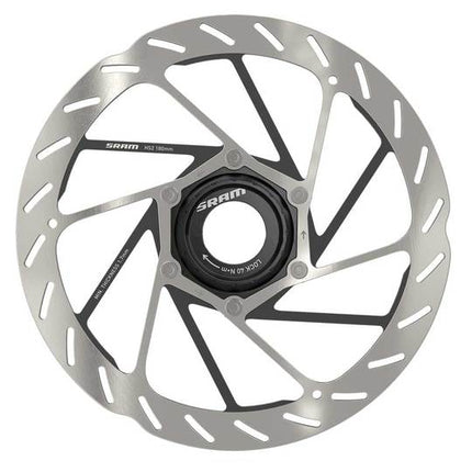 SRAM Schijf HS2 CL Rounded 180MM Zilver