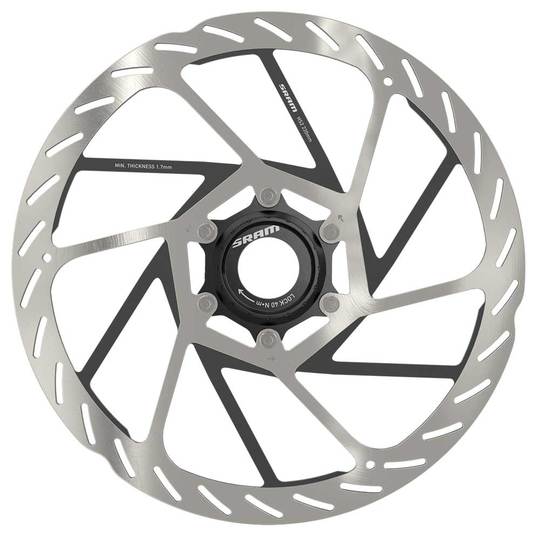 SRAM Schijf HS2 CL Rounded 220MM Zilver