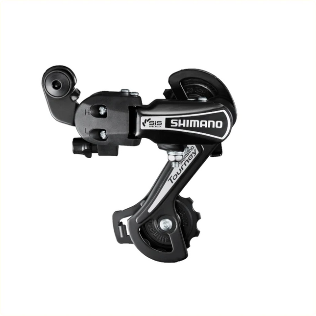 fiets derailleurs - Shimano achterderailleur Tourney RD TY218 6-speed met oog