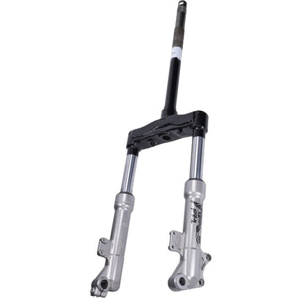 Fourche EBR hydraulique complète argent runner 125cc, runner 200cc, runner 180cc