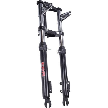Fourche EBR courte large complète (pour frein à disque) noir Puch Maxi