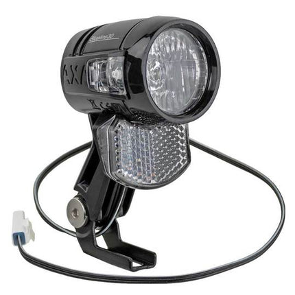 Koplamp Axa Blueline 30 E-bike 6V 34CM Draad Zwart