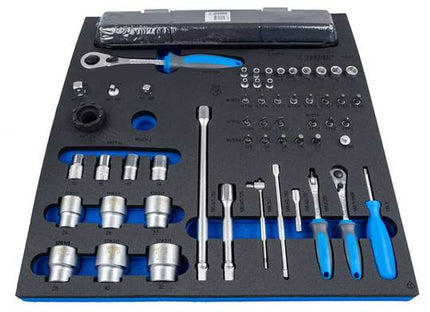 Gereedschap Unior Inlay Werkbank XLC DOPPENSET-MOMENTSL. 1/2 -1/4