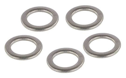 Plaat M12X20X2MM RVS set van 5 Zilver