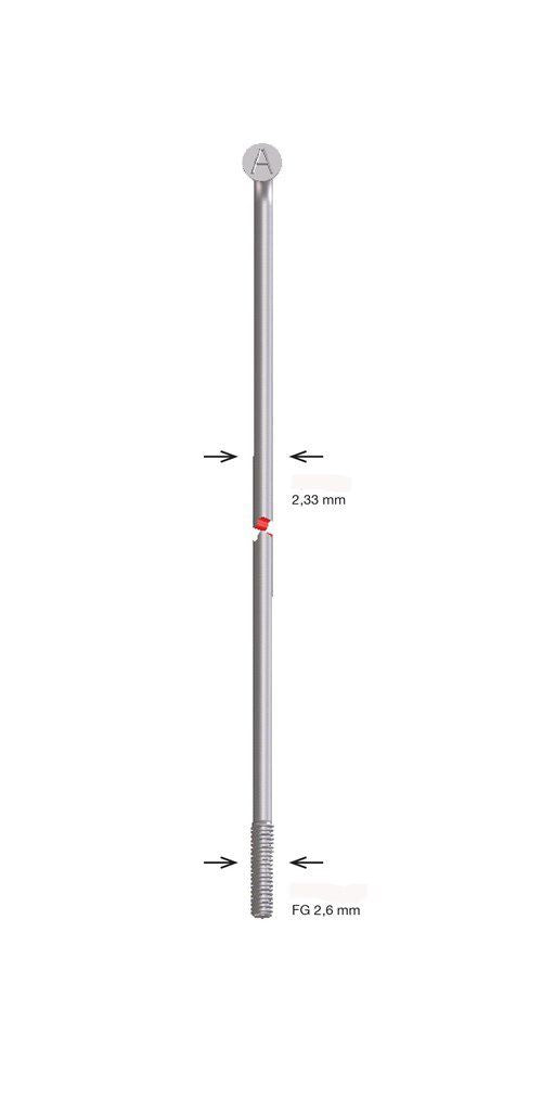 Spaken 283-13 Alpina Raggi ø2.33mm FG 2,6 - zink (144 stuks)