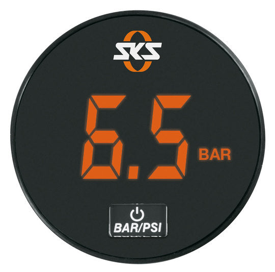 Pomp SKS Digi Pomp Manometer 63MM Zwart