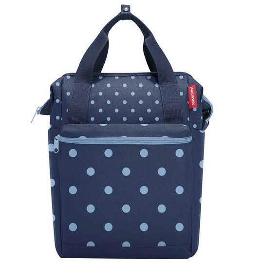 Enkele Fietstas KLICKfix Roomy GT Mixed Dots Blauw