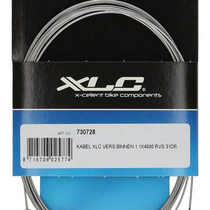 Versnellingskabel XLC Kabel Vers Binnen 1.1X4000 Zilver