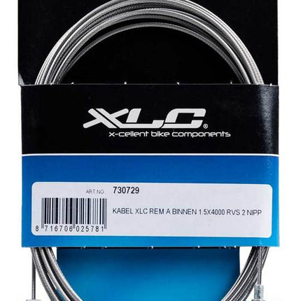 Kabel XLC REM A Binnen 1.5X4000 RVS 2 Nipp Zilver
