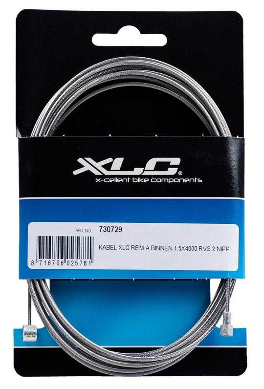 Kabel XLC REM A Binnen 1.5X4000 RVS 2 Nipp Zilver
