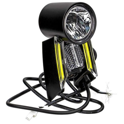 Fiets koplamp Spanninga Aerflow 2 Span 2.0 32CM Draad Zwart