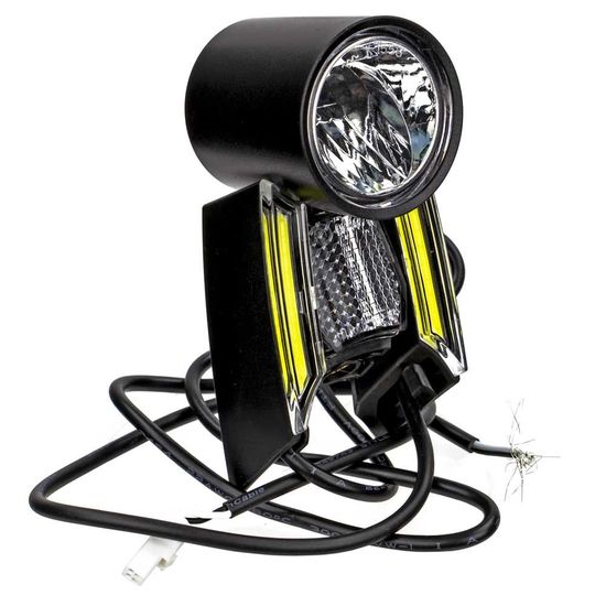 Fiets koplamp Spanninga Aerflow 2 Span 2.0 32CM Draad Zwart