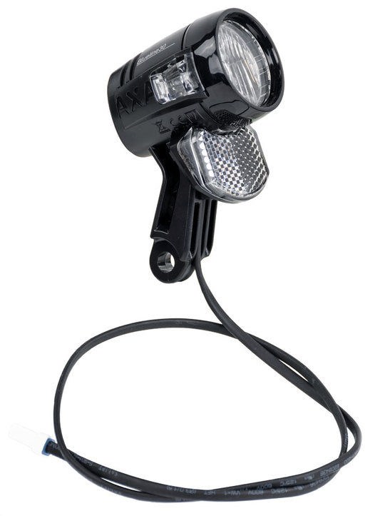 Koplamp Axa Blueline 30 E-bike 6V 550MM Draad Zwart