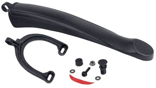 Achterspatbord 24-26 inch Snake M/MONTAGE Zwart