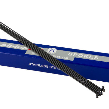Spaken 262-13 Alpina Raggi ø2.33 mm FG 2,6 - zwart RVS (144 stuks)