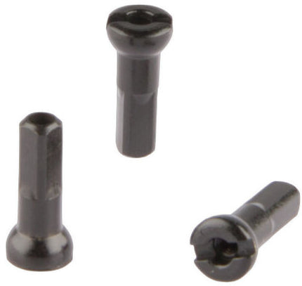 Spaaknippels Alpina Batpower 14G - ø9mm / M2.3 - messing zwart (1000 stuks)