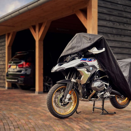 Housse de moto DS Covers ALFA XXLarge - avec fenêtre de plaque d'immatriculation