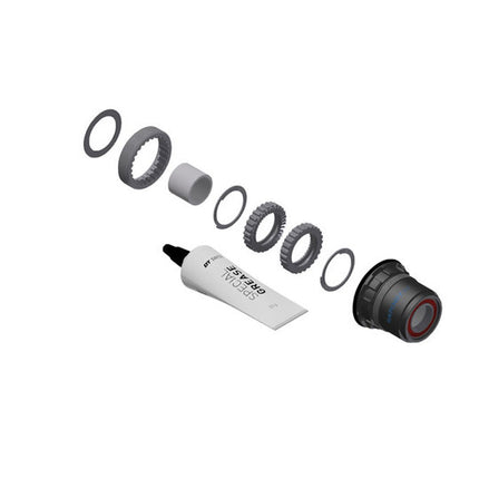 DT Swiss Ratchet Ombouwkit ATB M/BODY ST 36T XD naaf Zwart