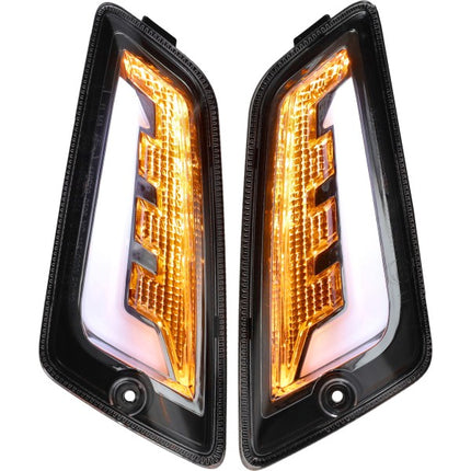 indicator set Power1 LED euro-4 E-Mark tub evo-2 light smoke for GTS 125 - 300 2014-2022